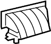 View Instrument Panel Air Duct (Front, Rear, Upper) Full-Sized Product Image