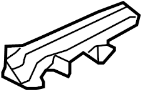 View Instrument Panel Air Duct (Front, Rear) Full-Sized Product Image