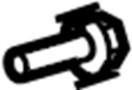 Image of Clip. Trim. Pillar. (Front, Upper, Lower). A securing fastener. image for your 2012 Toyota Tundra 5.7L i-Force V8 FLEX A/T RWD Limited Crew Cab Pickup Fleetside 