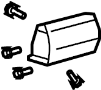 Image of Holder Assembly, INSTRUM. Holder, Cup.  Included with: Rear door. image for your 2021 TOYOTA SEQUOIA Nightshade