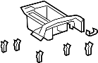 View Console Compartment (Front) Full-Sized Product Image