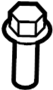 View Screw. Panel. Bolt. Console. (Front, Rear, Upper, Lower) Full-Sized Product Image