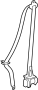 View Belt, Seat. Lap and Shoulder Belt. Outer Belt Assembly. (Rear) Full-Sized Product Image