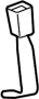 Image of Belt, Seat. Buckle end. Latch. (Rear) image for your Toyota