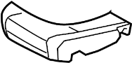 Image of Seat cushion pad. (Front). Included with: Seat. image for your Toyota