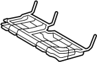 Image of Cushion frame. Spring Assembly, Seat. (Rear) image for your Toyota
