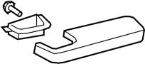 Image of Armrest Assembly, Door. (Front). Included with: Door trim. image for your 2021 TOYOTA TUNDRA Trail Crew Cab Pickup Fleetside