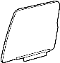 Image of Glass SUB - Assembly, D. Glass, Door. (Rear) image for your 2021 TOYOTA TUNDRA SR5 Extended Cab Pickup Fleetside