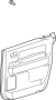 Image of Door trim panel. (Rear) image for your 2010 TOYOTA TUNDRA LIMITED