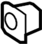 Image of Grommet. Nut. Tailgate. Cover. A rubber ring with a. image for your 2016 Toyota Tacoma  SR Extended Cab Pickup Fleetside 