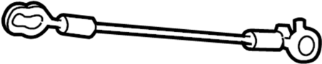 Image of Tailgate Support Cable image for your 2021 Toyota Tundra  TRD Off-Road Crew Cab Pickup Fleetside 