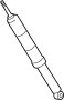 Image of Suspension Shock Absorber image for your 1998 Toyota Tacoma 3.4L V6 M/T 4WD SR5 Extended Cab Pickup Fleetside 