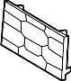 Image of Filler plate. GARNISH, RADIATOR Gear. image for your 2021 Toyota Tundra  TRD Pro Extended Cab Pickup Fleetside 