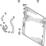 Image of A/C Condenser image for your 2011 Toyota FJ Cruiser 4.0L V6 A/T 4WD Base Sport Utility 