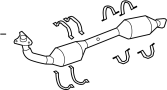 Image of Catalytic Converter (Front) image for your Toyota