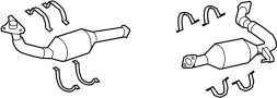 Image of Catalytic Converter (Front) image for your Toyota
