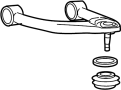 View Suspension Control Arm (Front, Upper) Full-Sized Product Image