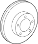 View Disc Brake Rotor (Front) Full-Sized Product Image