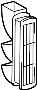View LOUVER SUB - ASSEMBLY, QUA. LOUVRE. Vent louver.  Full-Sized Product Image