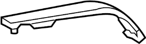 View Drip molding. MOULDING, ROOF DRIP.  Full-Sized Product Image 1 of 3