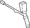 View Belt, Seat. Buckle end. Latch. (Front) Full-Sized Product Image 1 of 2