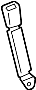 Image of Belt Assembly, NO.1 S. Belt, Seat. Buckle end. Latch. (Rear) image for your Toyota
