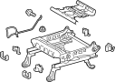 View Frame Assembly, Seat. (Front) Full-Sized Product Image 1 of 3
