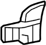 Image of Handle Assembly, Door. Handle, outside. (Rear) image for your 2021 Toyota Tundra  SR5 Crew Cab Pickup Fleetside 