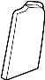 View Frame trim. Garnish, Door FRA. (Rear) Full-Sized Product Image 1 of 2
