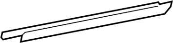 View Belt molding. Weatherstrip, Door. (Rear) Full-Sized Product Image 1 of 2