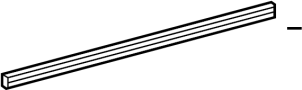 View Weatherstrip. Weatherstrip, Door. (Rear, Lower) Full-Sized Product Image 1 of 2