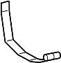 Image of Fuel Tank Strap image for your 2020 TOYOTA SIENNA LE Mini Passenger Van