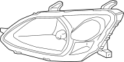 Image of Headlight Assembly image for your 2003 Toyota Avalon   