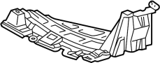 Image of Radiator Support Splash Shield (Front) image for your 2023 Toyota Sienna   