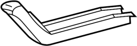 Image of Rail. (Front). Frame Side Member. Sheet. image for your 2007 Toyota Matrix   
