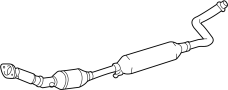 Image of Pipe. Converter. Exhaust. (Front). Catalytic Converter. image for your 2011 Toyota Tundra   