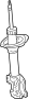 Image of Suspension Strut image for your 2000 Toyota Echo   