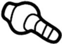 Image of Bolt. Shaft. (Upper, Lower). A threaded rod with a. image for your 2005 Toyota Echo   