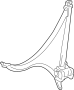 Image of Seat Belt Lap and Shoulder Belt (Front) image for your 2017 Toyota Tundra 5.7L i-Force V8 A/T RWD SR5 Crew Cab Pickup Fleetside 