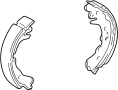 Image of Drum Brake Shoe (Rear) image for your 2014 Toyota FJ Cruiser   