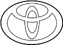 Image of Deck Lid Emblem image for your 2008 TOYOTA FJ CRUISER 4000CC 24-VALVE DOHC EFI, AUTOMATIC