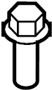 Image of Bolt. Support. Bar. Tie. (Upper, Lower). Hood Latch Support Bolt. image for your Toyota