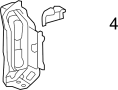 Image of Radiator Support Bracket (Upper) image for your 2008 TOYOTA SEQUOIA