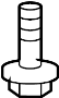 View Screw. Bolt. (Front, Rear, Upper, Lower) Full-Sized Product Image