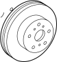 Image of Disc Brake Rotor (Front) image for your 1994 TOYOTA CAMRY SEDAN, LE
