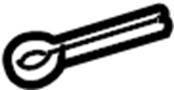 View Suspension Ball Joint Lock Pin (Lower) Full-Sized Product Image