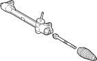 Image of Rack and Pinion Assembly image for your 2019 Toyota Corolla 1.8L M/T SE Hatchback 