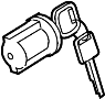 Image of Ignition Lock Cylinder image for your 2008 TOYOTA CAMRY XLE