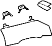 Image of DOOR SUB - ASSEMBLY, INSTR. Glove Box Door. image for your TOYOTA RAV 4 LE