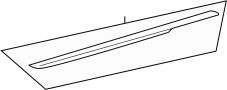 Image of MOULDING, BODY ROCKE. Rocker molding. image for your TOYOTA CAMRY